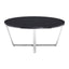 Noosa & Co. Living Allure Round Black Faux Marble Coffee Table House of Isabella UK