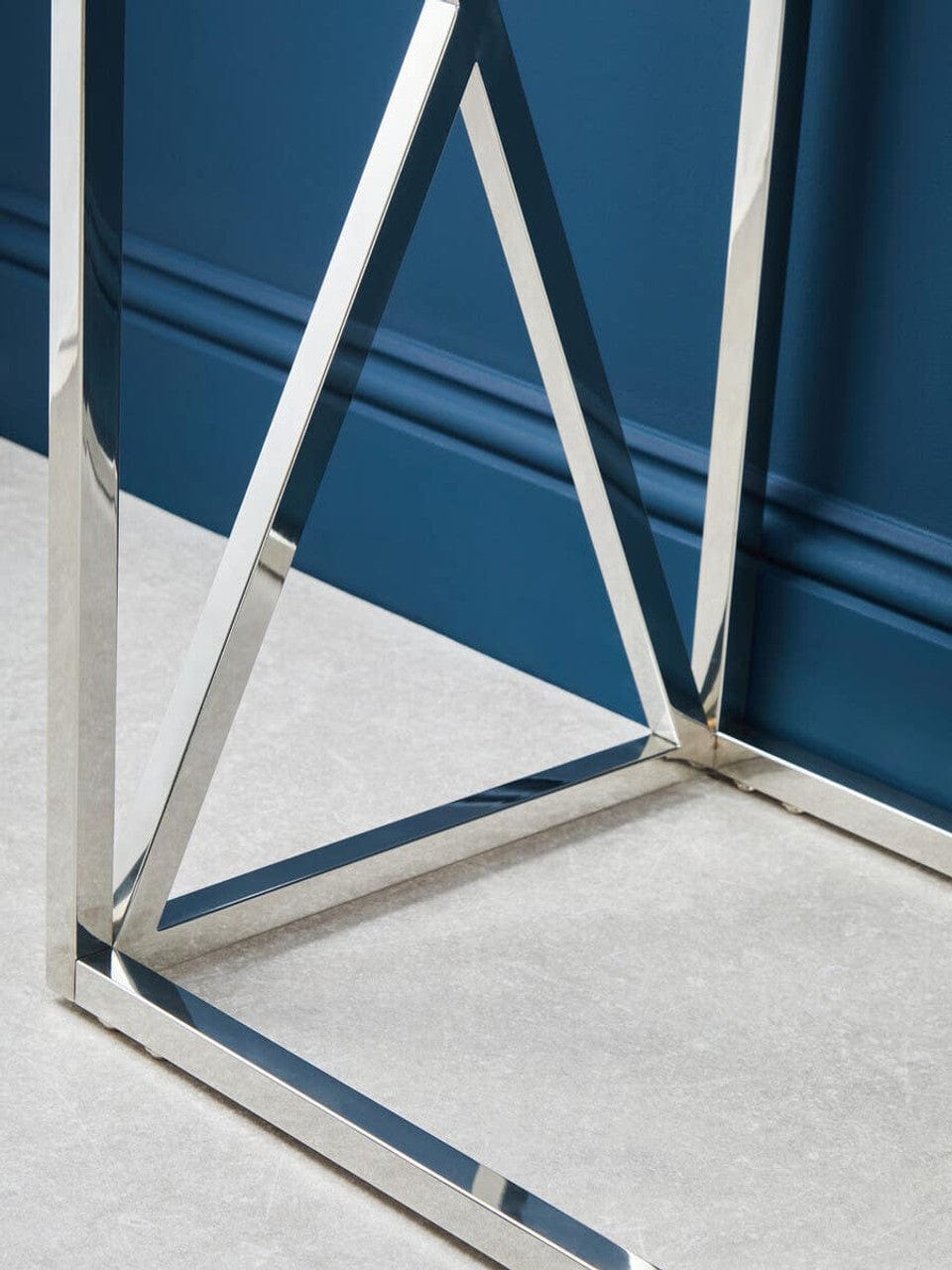 Noosa & Co. Living Allure Silver Cross Design Console Table House of Isabella UK