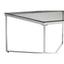 Noosa & Co. Living Allure Silver Finish Cross Base Coffee Table House of Isabella UK
