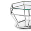 Noosa & Co. Living Allure Silver Finish Diamond Design End Table House of Isabella UK