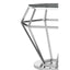 Noosa & Co. Living Allure Silver Finish Diamond End Table House of Isabella UK