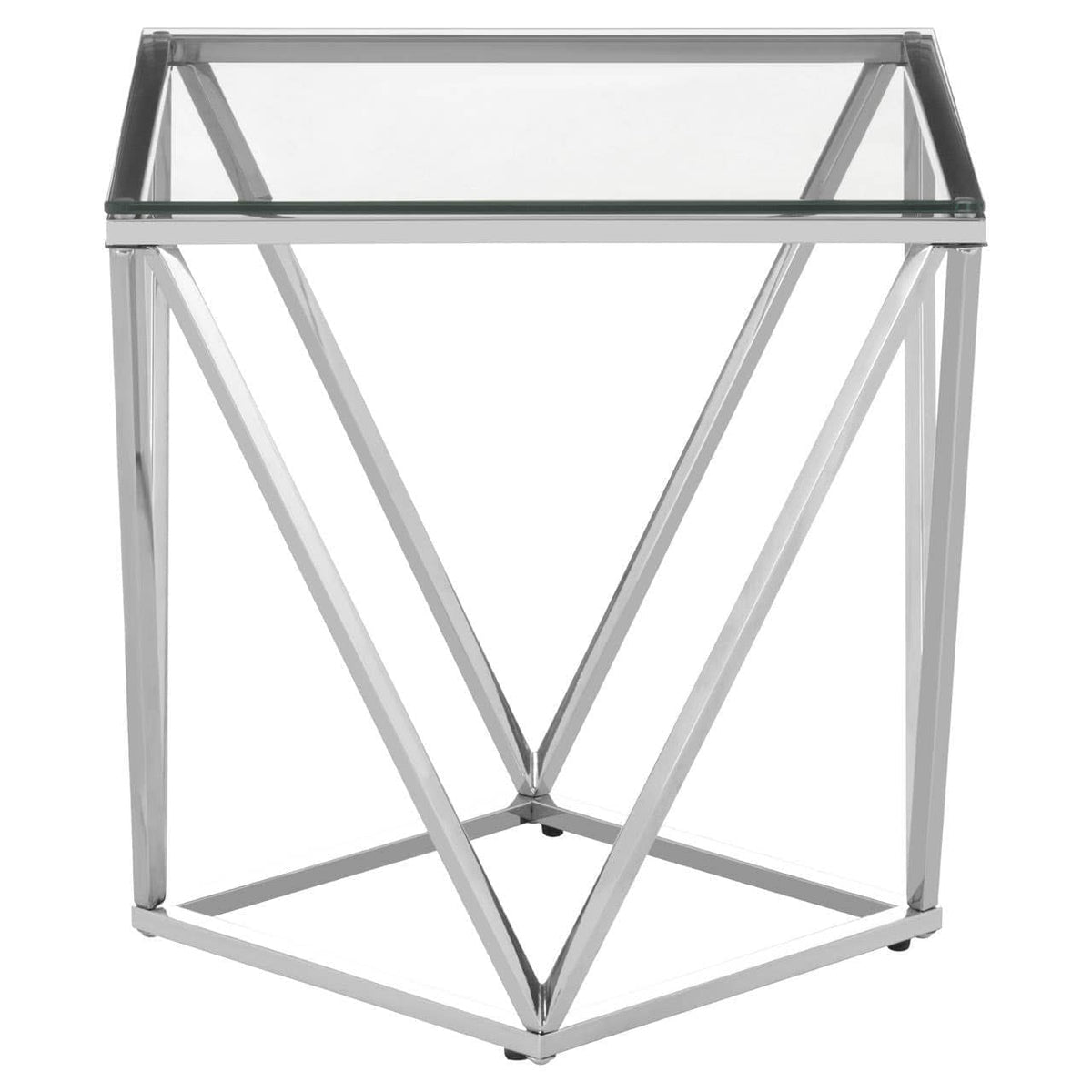 Noosa & Co. Living Allure Small Inverted Prism End Table House of Isabella UK