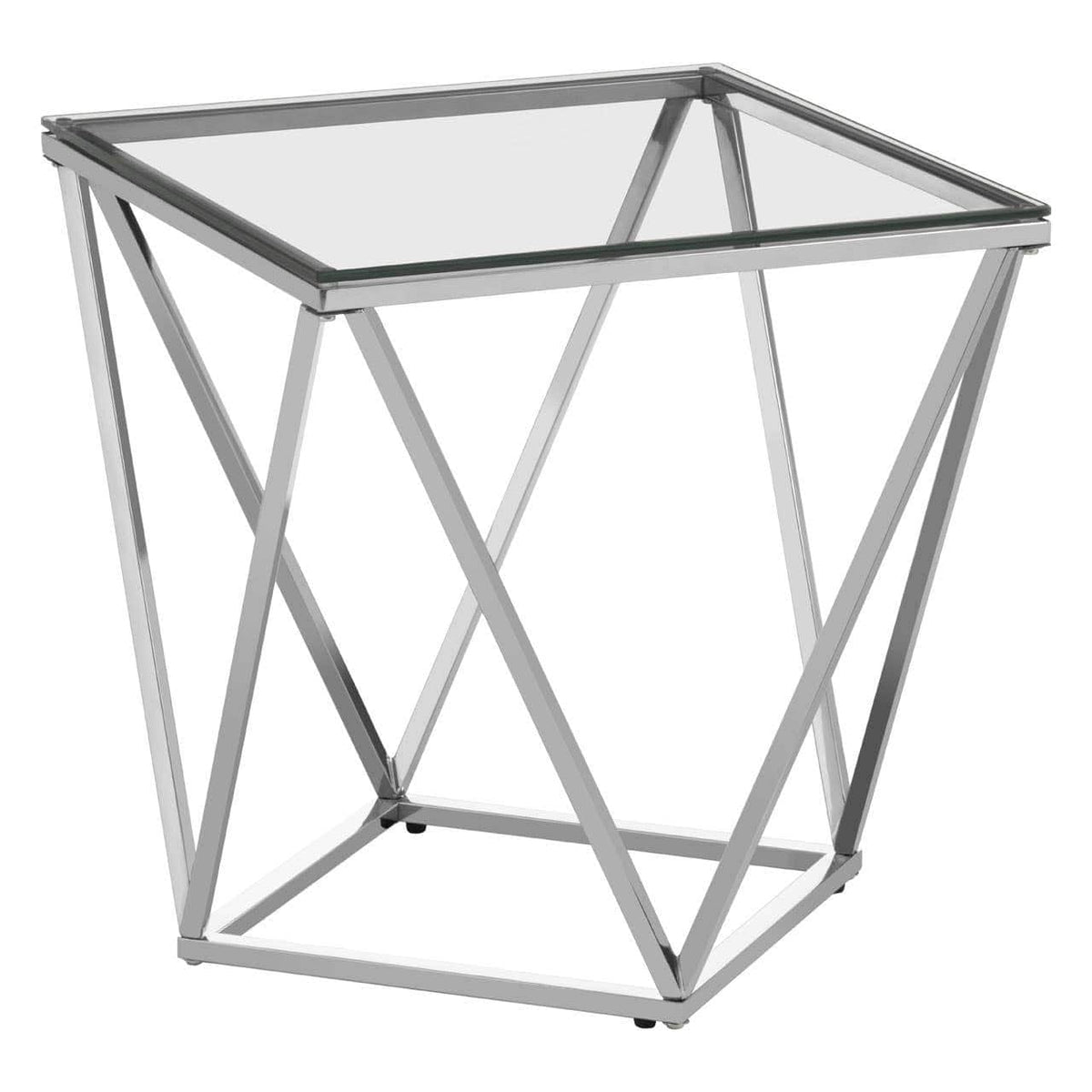 Noosa & Co. Living Allure Small Inverted Prism End Table House of Isabella UK