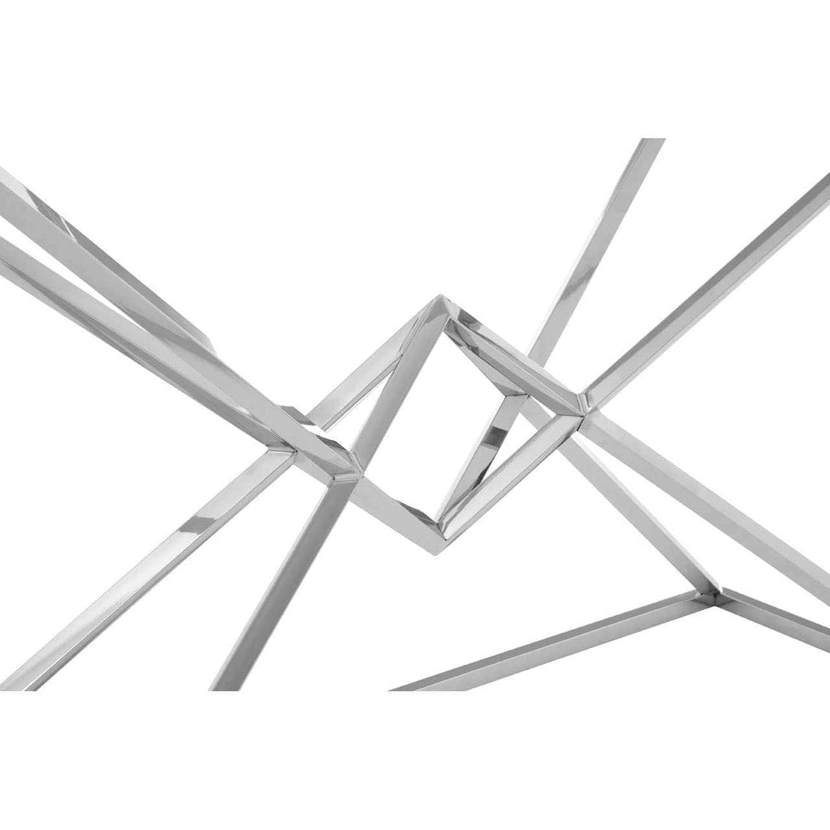 Noosa & Co. Living Allure Tempered Glass Rectangular Console Table House of Isabella UK