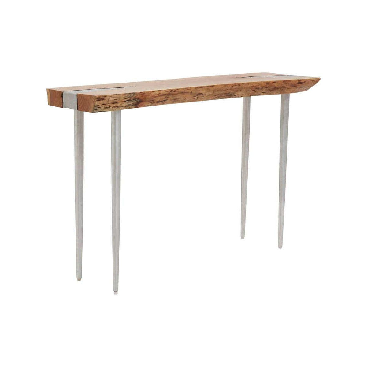 Noosa & Co. Living Almora Natural Acacia Wood Console Table House of Isabella UK
