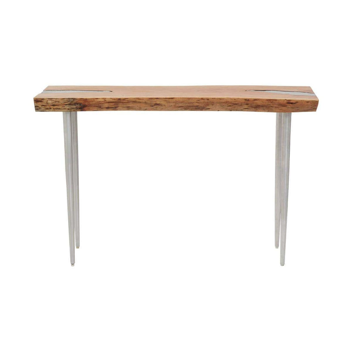 Noosa & Co. Living Almora Natural Acacia Wood Console Table House of Isabella UK