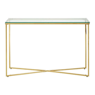 Noosa & Co. Living Alustre Cross Base Console Table House of Isabella UK