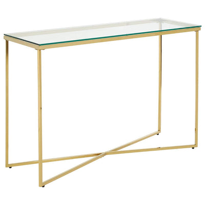 Noosa & Co. Living Alustre Cross Base Console Table House of Isabella UK