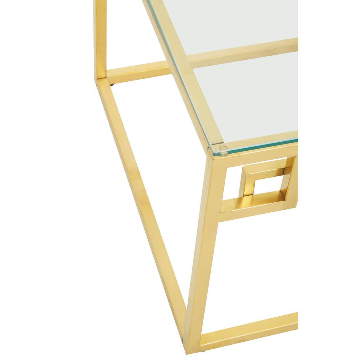 Alustre Gold Brushed Coffee Table.