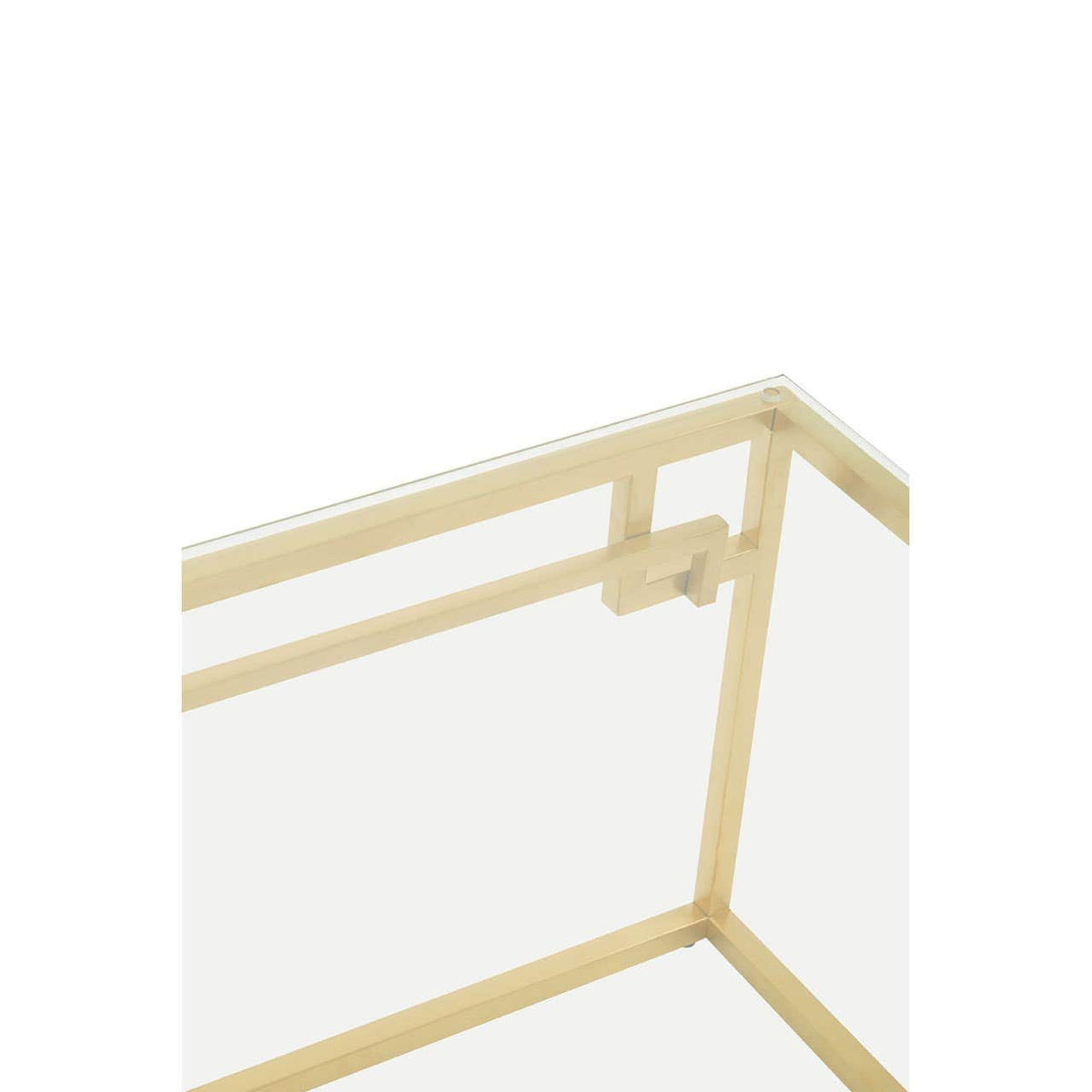 Alustre Gold Brushed Coffee Table.