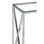 Alustre Silver Cross Design Console Table.