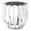 Noosa & Co. Living Alvaro Black Marble and Chrome Side Table House of Isabella UK