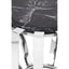 Noosa & Co. Living Alvaro Black Marble and Chrome Side Table House of Isabella UK