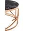 Noosa & Co. Living Alvaro Black Marble and Rose Gold Coffee Table House of Isabella UK