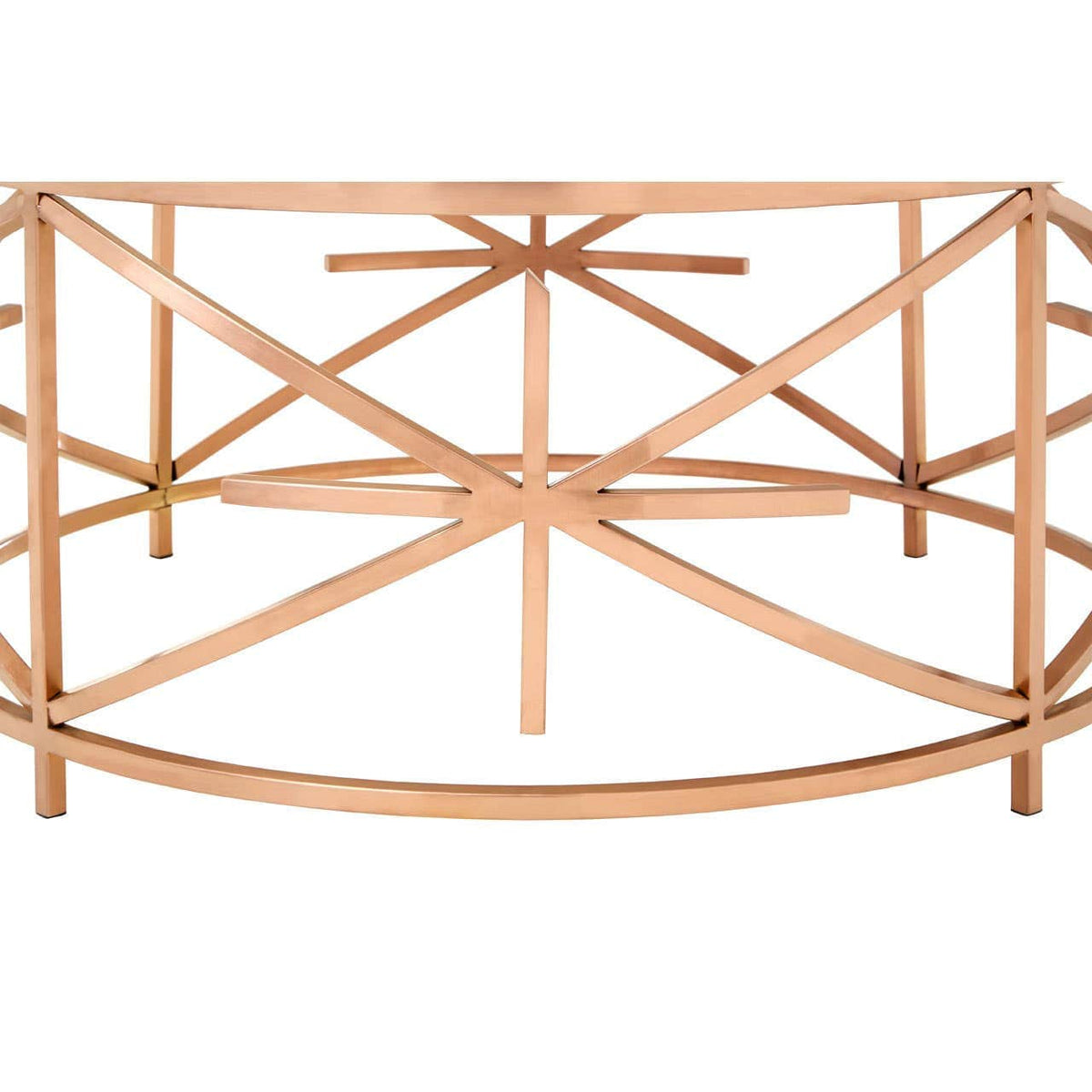 Noosa & Co. Living Alvaro Black Marble and Rose Gold Coffee Table House of Isabella UK