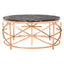 Noosa & Co. Living Alvaro Black Marble and Rose Gold Coffee Table House of Isabella UK