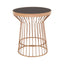 Noosa & Co. Living Alvaro Copper Finish Round Side Table House of Isabella UK