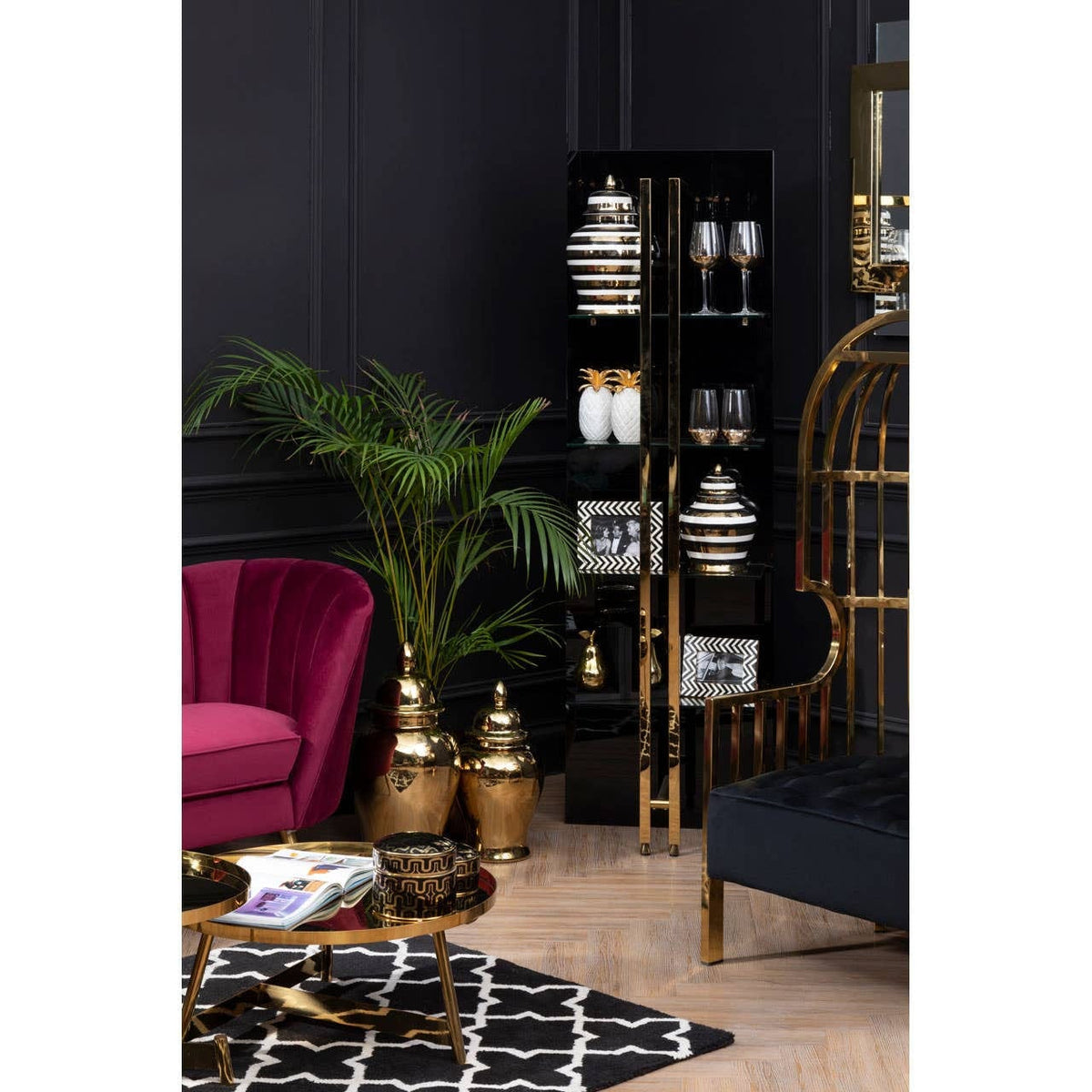 Noosa & Co. Living Alvaro Gold Set Of 2 Round Coffee Tables House of Isabella UK