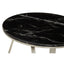 Noosa & Co. Living Alvaro Round Coffee Table With Black Marble Top House of Isabella UK