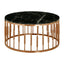 Noosa & Co. Living Alvaro Round Marble Top and Rose Gold Coffee Table House of Isabella UK