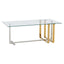 Noosa & Co. Living Alvea Silver and Gold Coffee Table House of Isabella UK