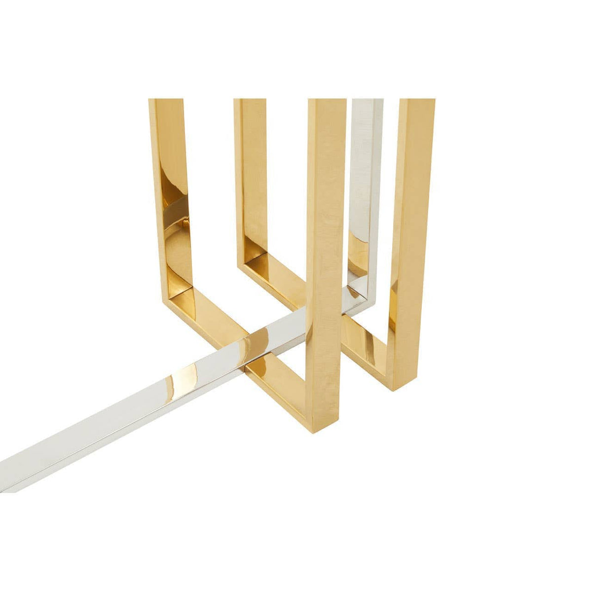 Noosa & Co. Living Alvea Silver and Gold Console Table House of Isabella UK