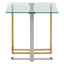 Noosa & Co. Living Alvea Silver and Gold Side Table House of Isabella UK