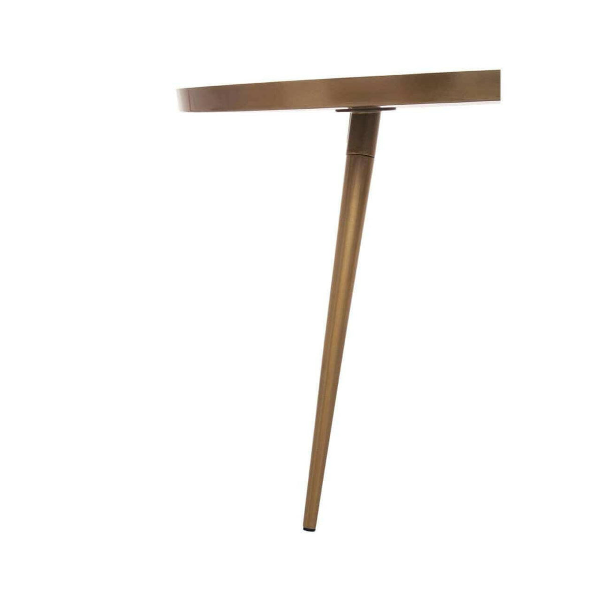 Amira Blue Enamel Nest Of Two Tables.