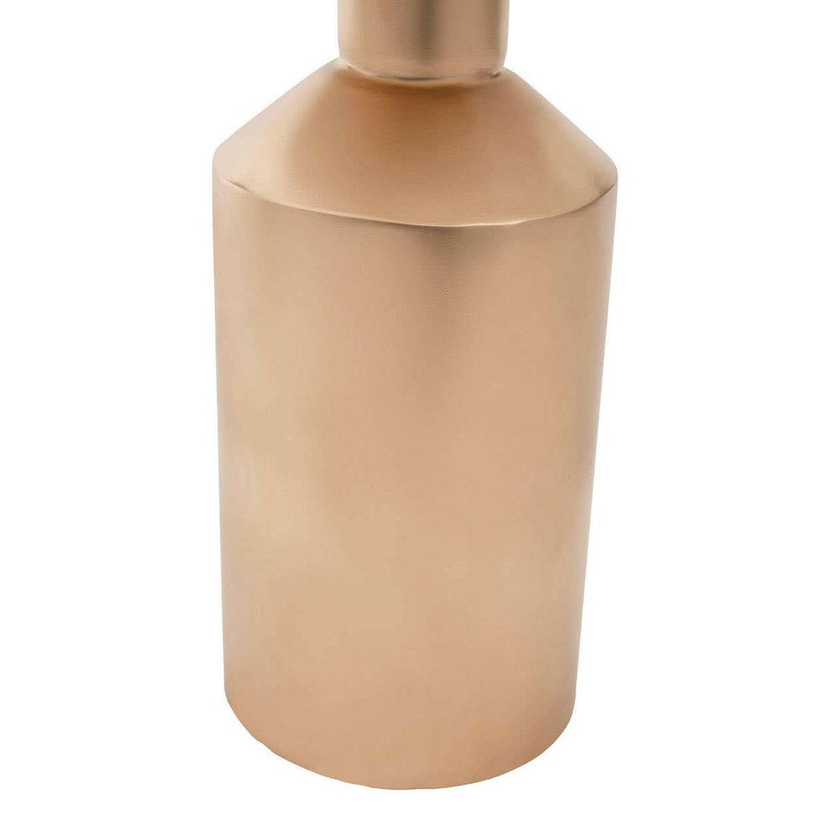 Amira Carrara Marble Top Gold Base Side Table.