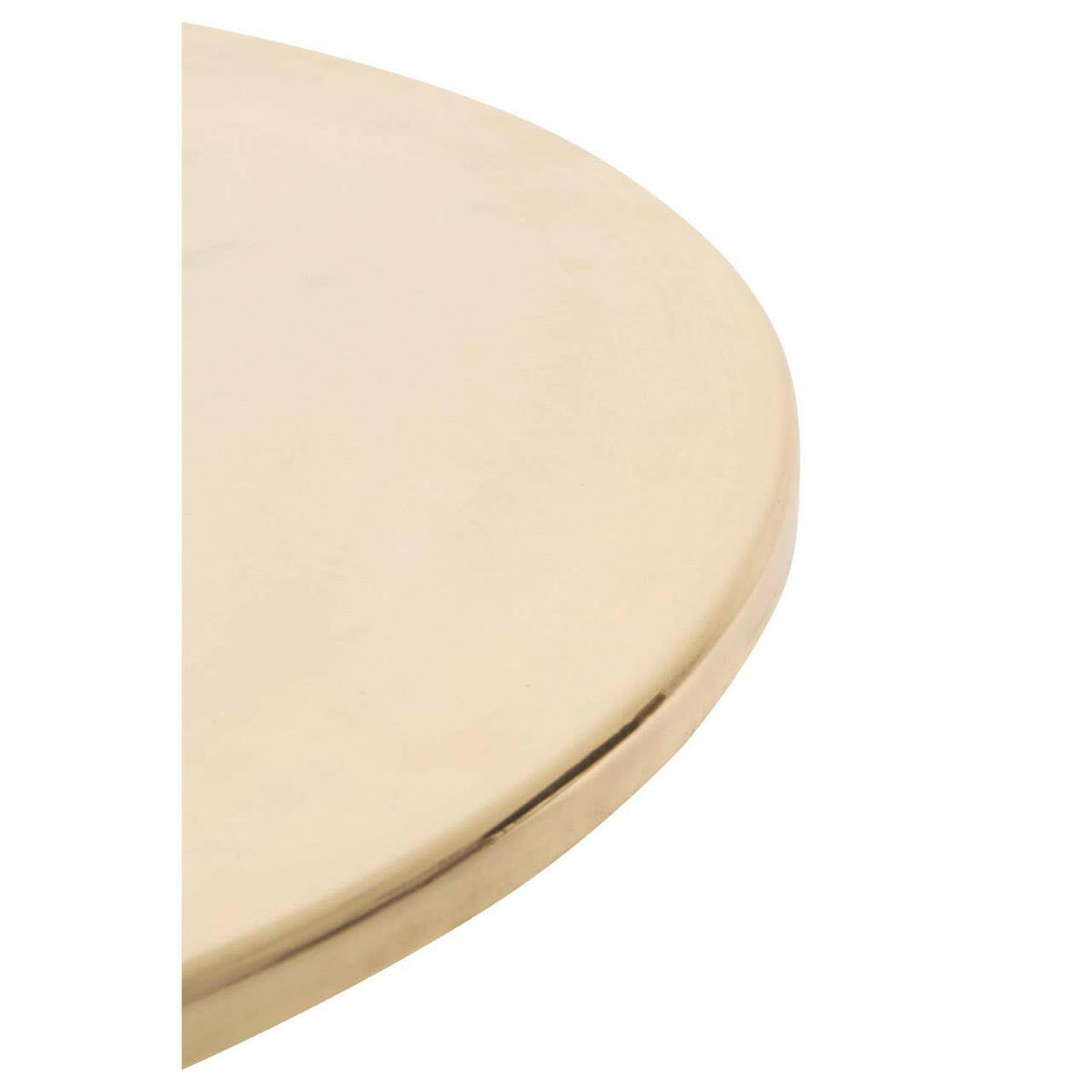 Amira Shiny Gold Side Table.