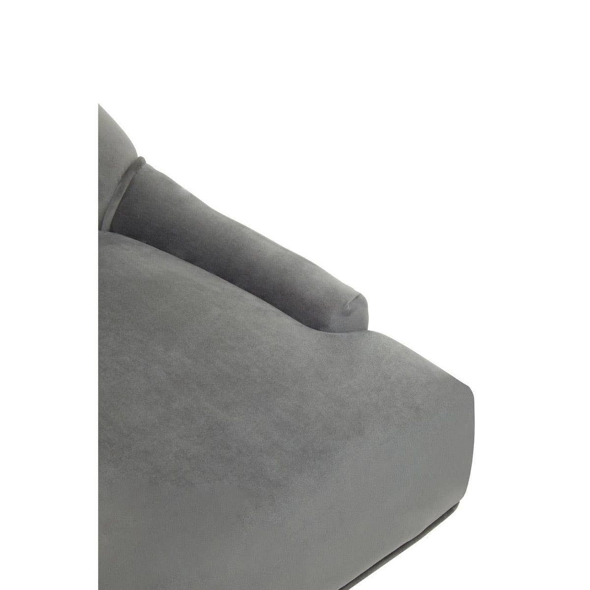 Anita Grey Velvet Home Office Chair.