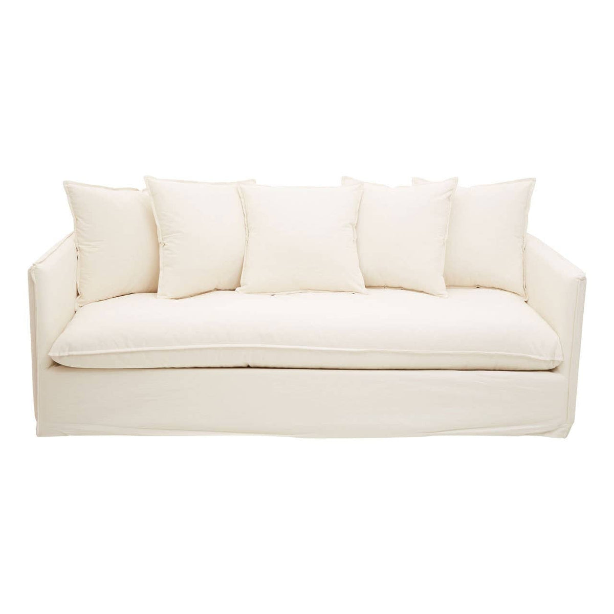 Noosa & Co. Living Antibes 3 Seat Cream Sofa House of Isabella UK