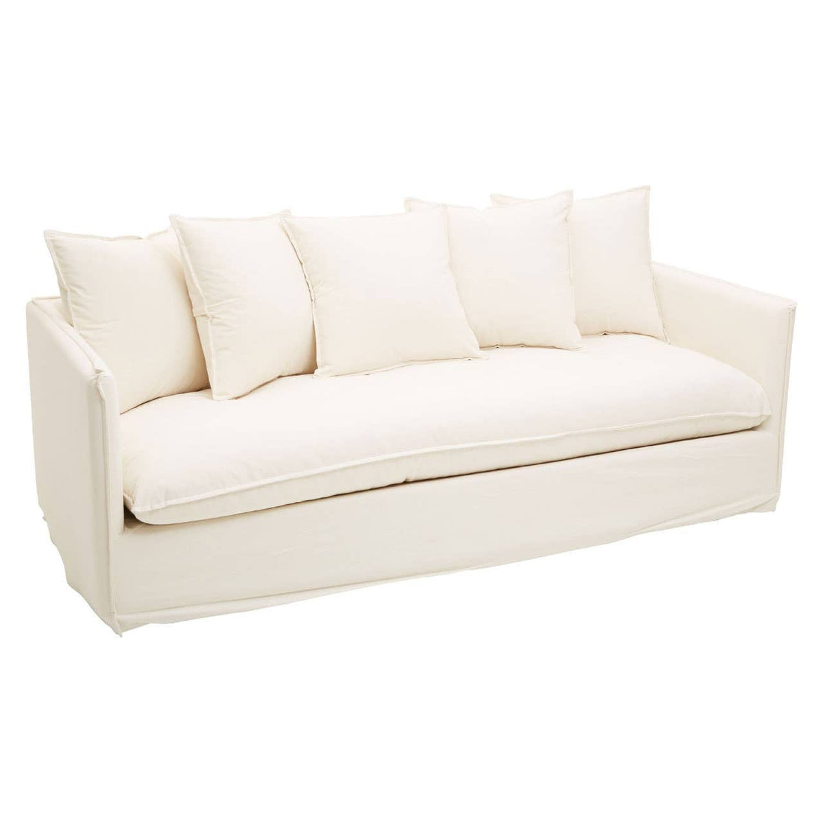 Noosa & Co. Living Antibes 3 Seat Cream Sofa House of Isabella UK