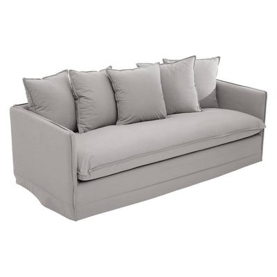 Noosa & Co. Living Antibes 3 Seater Grey Sofa House of Isabella UK