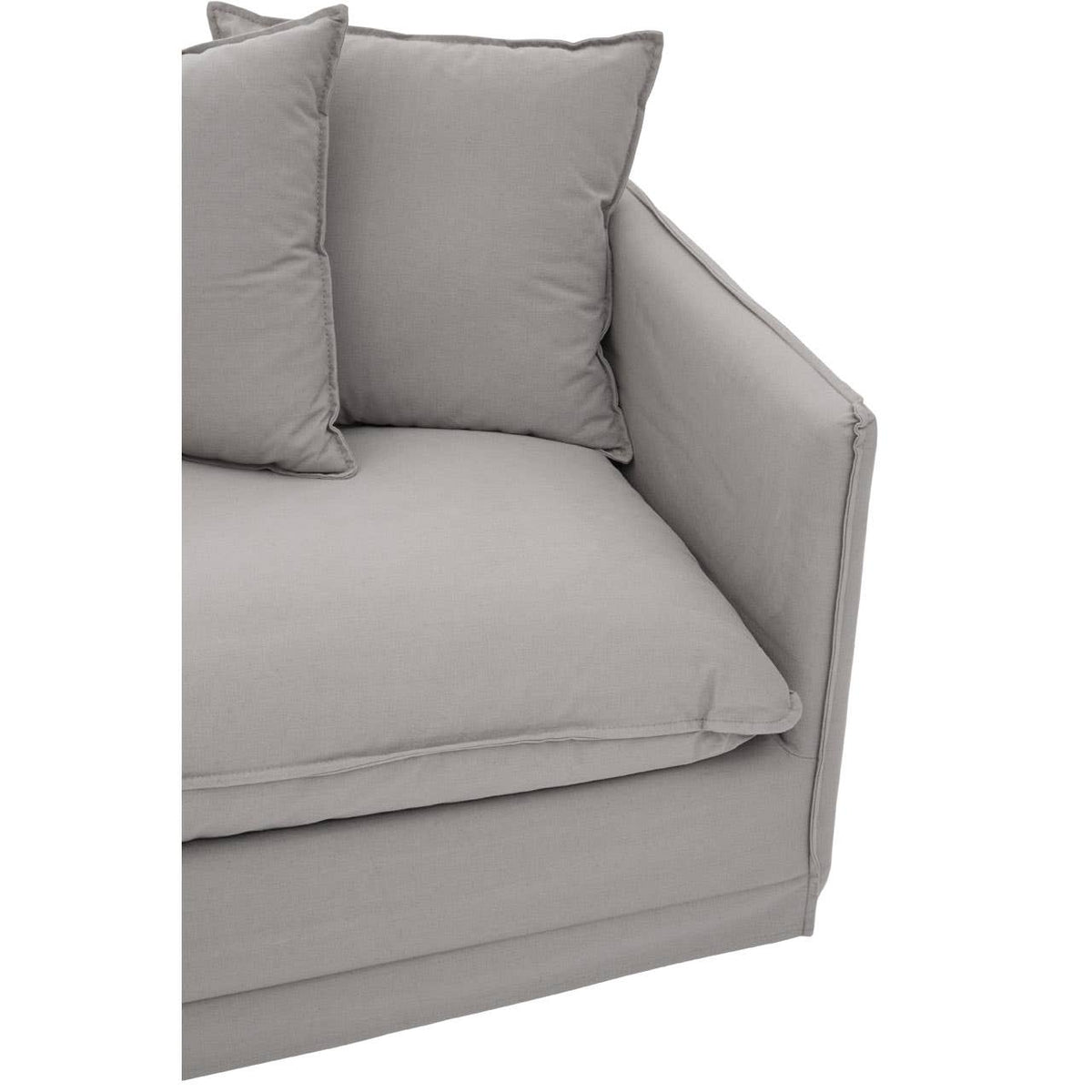 Antibes 3 Seater Grey Sofa.