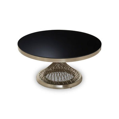 Noosa & Co. Living Anzio Coffee Table with Silver Base House of Isabella UK