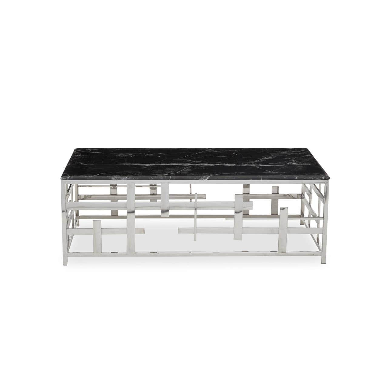 Noosa & Co. Living Aprilia Black Marble Coffee Table House of Isabella UK