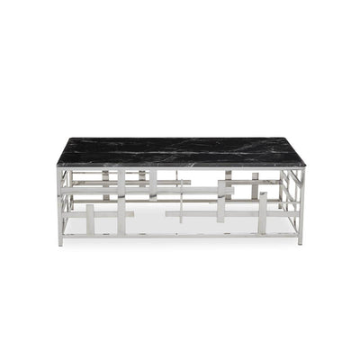 Noosa & Co. Living Aprilia Black Marble Coffee Table House of Isabella UK