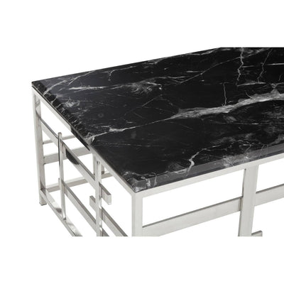 Noosa & Co. Living Aprilia Black Marble Coffee Table House of Isabella UK