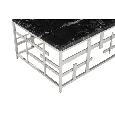 Noosa & Co. Living Aprilia Black Marble Coffee Table House of Isabella UK