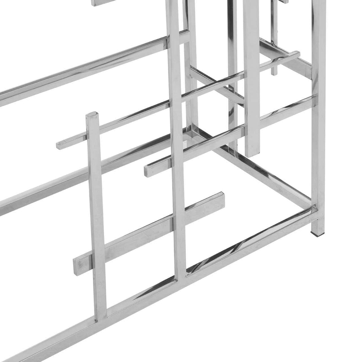 Aprilia Black Marble Console Table.