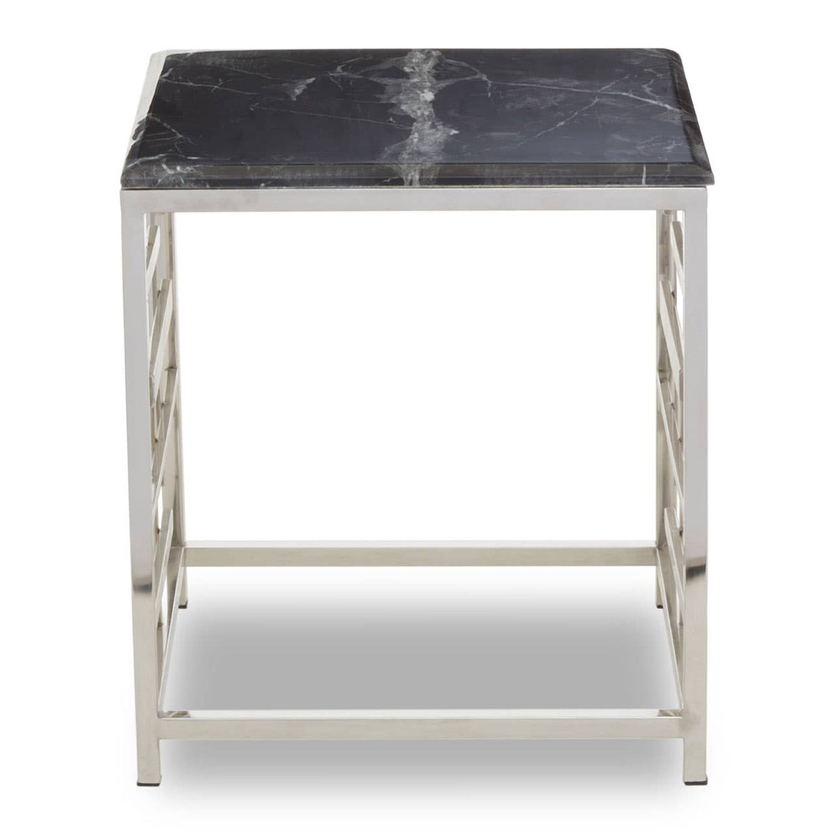 Aprilia Black Marble Side Table.
