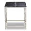 Aprilia Black Marble Side Table.
