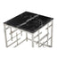 Aprilia Black Marble Side Table.