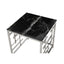 Aprilia Black Marble Side Table.