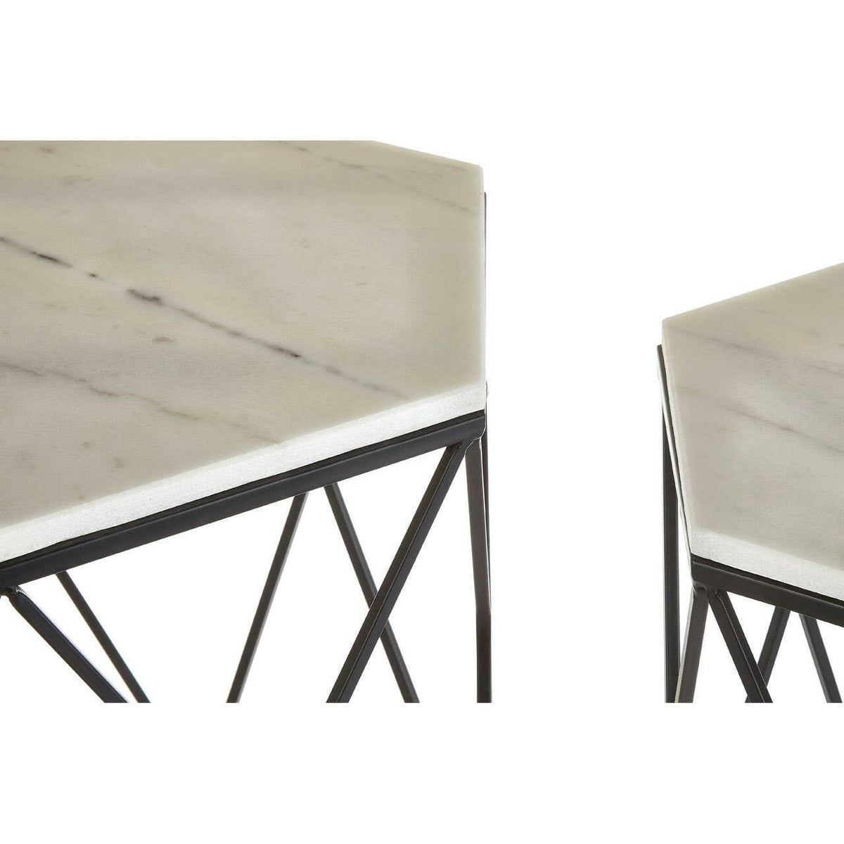 Arcana Hexagonal Side Tables - Set Of 2.