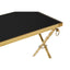 Noosa & Co. Living Arezzo Gold and Black Set Of 2 Nesting Tables House of Isabella UK