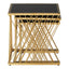 Noosa & Co. Living Arezzo Gold and Black Set Of 3 Nesting Tables House of Isabella UK