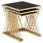 Noosa & Co. Living Arezzo Gold and Black Set Of 3 Nesting Tables House of Isabella UK