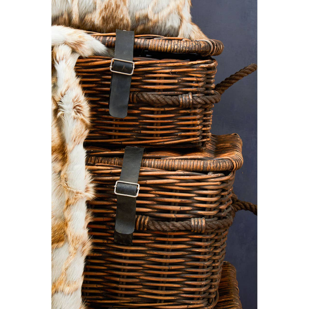 Argento Kubu Natural Rattan Baskets.